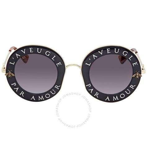 gucci gg0113s 1|Gucci Grey Gradient Round Sunglasses GG0113S.